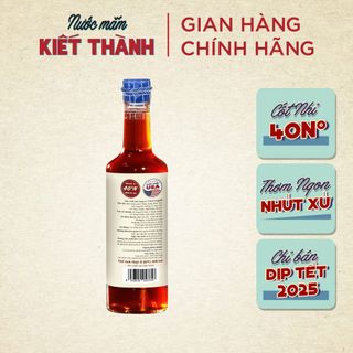 01 Chai Nước mắm Kiết Thành Thơm Ngon Nhứt Xứ 500ml Cốt Nhỉ 40 Độ Đam Nguyên Chất - Nước Mắm Tĩn