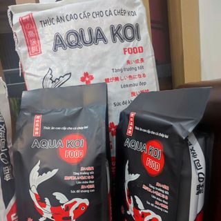 Cám cá koi Aqua Koi Food bơm size.