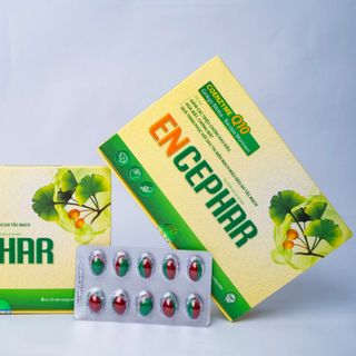 ENCEPHAR - COENZYME Q10 Viên uống hỗ trợ tuần hoàn máu (6 vỉ x 10 viên nang mềm) - Y Tế Thành Phát