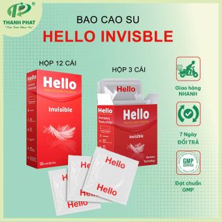 Bao Cao Su Hello Invisible Siêu Mỏng Tàng Hình - Y Tế Thành Phát