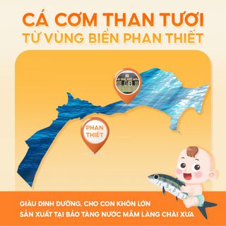 [Lốc 4 chai] Nước mắm Cá Cơm Than Làng Chài Xưa cho bé ăn dặm từ 6 Tháng Tuổi, an toàn, nhiều cá ít muối chứa nhiều vitamin 60ml/chai
