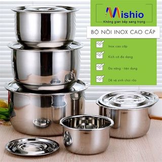 Bộ 5 nồi Kiêm Thau Inox Myhome ( thùng 30) giá sỉ