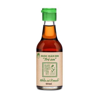 [1 chai] Nước mắm Tĩn trẻ em cho bé ăn dặm độ đạm 42N 60ML nhiều cá ít muối