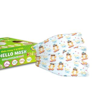 Khẩu Trang Em Bé KF94 Hello Kids Họa Tiết Hoạt Hình Đáng Yêu (50 Cái/Hộp) - Y Tế Thành Phát