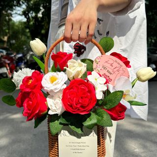 Lẵng Hoa Làm Quà Tặng Cực Chất