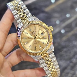 Đồng hồ Giả cơ RO LEX dây thép đủ 4 màu