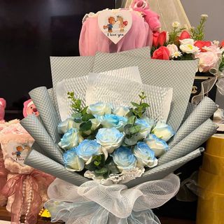 Bó Hoa Màu Sắc Đẹp Long Lanh
