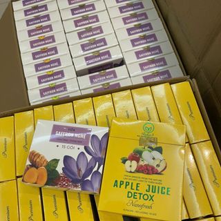 Combo giảm cân apple juice detox - chính hãng