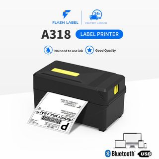 Máy in đơn hàng FlashLabel in từ điện thoại khổ A7 in đơn Shopee,mã vận đơn,phiếu gửi hàng,logo BH 15 tháng