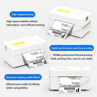 Máy in đơn hàng FlashLabel in từ điện thoại khổ A7 in đơn Shopee,mã vận đơn,phiếu gửi hàng,logo BH 15 tháng