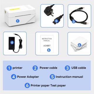 Máy in đơn hàng FlashLabel in từ điện thoại khổ A7 in đơn Shopee,mã vận đơn,phiếu gửi hàng