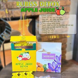 Combo giảm cân apple juice detox - chính hãng