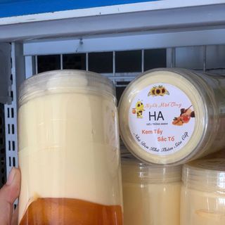 Kem tẩy sắc tố da Nghệ mật ong-Đào thải sắc tố đen,Giúp nâng tông