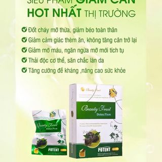 5 Hộp Mận Detox Giảm Cân Japan - Beauty Fruit Detox Plum