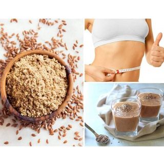Bột hạt lanh nâu đã rang ăn chay, làm bánh