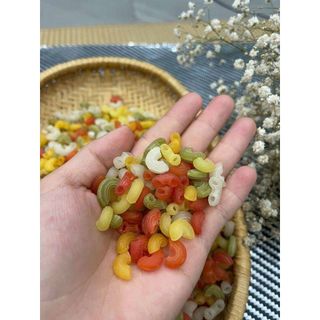Nui rau củ ngắn hình chữ C Kim San Food gói 400 gram