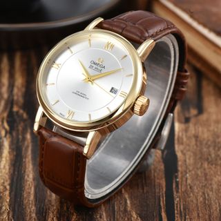 Đồng hồ OMG Devile dây da máy cơ size 39mm giá sỉ