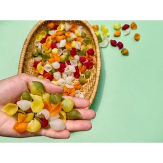 Nui rau củ hình con sò Kim San Food gói 400 gram