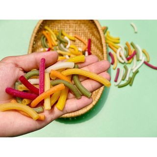 Nui rau củ ống dài Kim San Food gói 400 gram