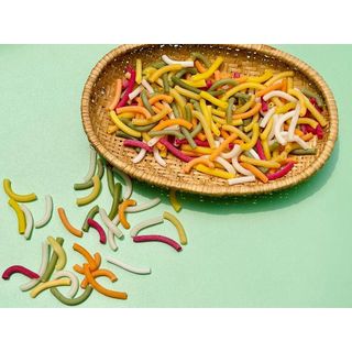 Nui rau củ ống dài Kim San Food gói 400 gram