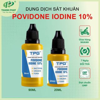 Dung dịch sát khuẩn Povidone Iodine 10% TPG - Y Tế Thành Phát
