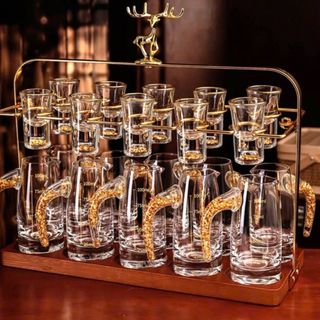 Ly Rượu Pha Lê Vàng 24K Billionaire Carafe giá sỉ