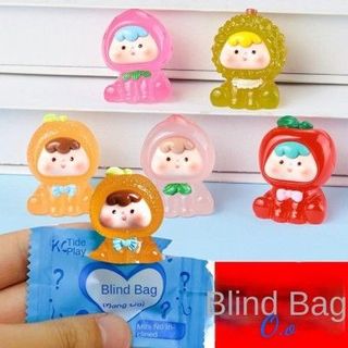 Bộ 30 túi mù charm chai / rùa / thỏ / labubu / hoạt hình ngẫu nhiên size Nhỏ 1,5c - 2cm giá sỉ