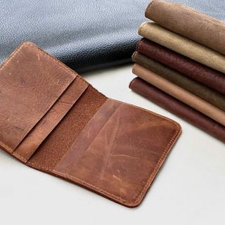 Ví Đựng Card Da Bò Sáp ER01 - Sang Trọng & Bền Bỉ