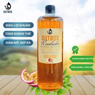 Kombucha Tươi Gutbox các vị (chai 1000ml)