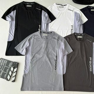 Áo thun nam P’5000 phối nách Phom chất chuẩn đẹp Size m.l.xl.xxl( Ri 2222 Tách nửa ri được