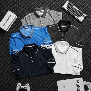Áo cổ trụ nam vải mè Size m l xl xxl Ri 2222