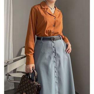 Áo sơ mi công sở cổ vest tay dài