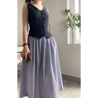 Chân váy dài dáng xòe rộng-LEMME
