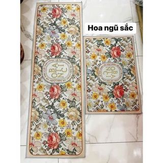 SET 2 THẢM LAU CHÂN HỌA TIẾT