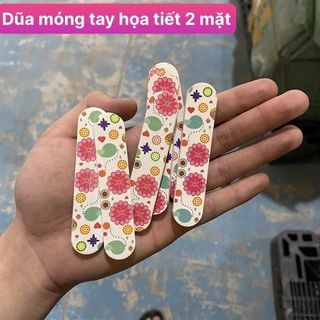 Dũa móng tay họa tiết 2 mặt giá sỉ