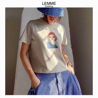 Aó thun fom lửng 100% cotton (dáng baby tee)