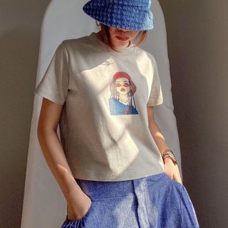 Aó thun fom lửng 100% cotton (dáng baby tee)
