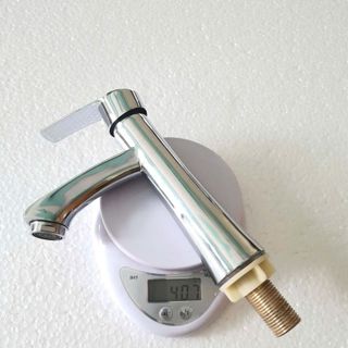 Vòi lavabo lạnh V230 bằng đồng mạ crom sáng bóng không bị hoen gỉ phù hợp lavabo âm bàn
