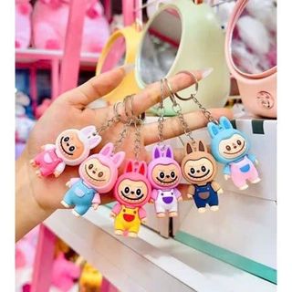 SET 10 TÚI MÙ MÓC KHÓA LABUBU NHIỀU MÀU