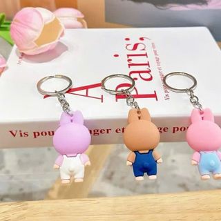 SET 10 TÚI MÙ MÓC KHÓA LABUBU NHIỀU MÀU