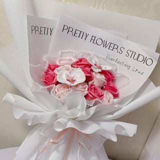 Bó Hoa Hồng Mix Nhiều Màu Dễ Thương
