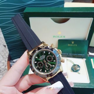 HOT SALE ĐỒNG HỒ NAM CAO CẤP RÔ LE MÁY CƠ DÂY CAO SU 3
