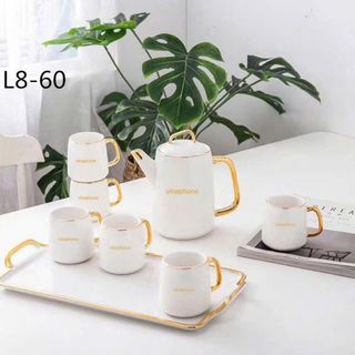 BỘ ẤM TRÀ KÈM KHAY, BỘ ẤM CHÉN PHA TRÀ KÈM KHAY ( THÙNG 8 BỘ )