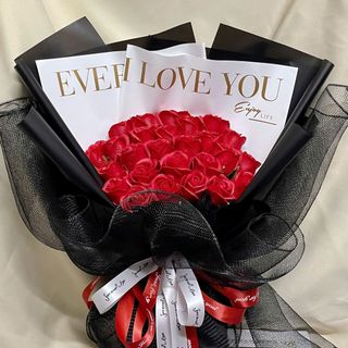 Bó Hoa Hồng Sáp Thơm Màu Đỏ Quyến Rũ