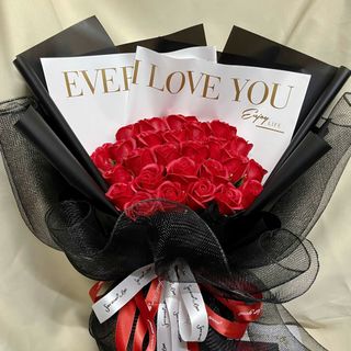 Bó Hoa Hồng Sáp Thơm Màu Đỏ Quyến Rũ