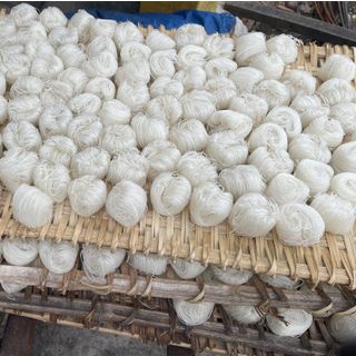 Hủ tiếu khô Sa Đéc Kim San Food 6 vắt tròn 420-450gr