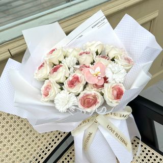 Bó Hoa Trắng Tinh Khiết - Quà Tặng Nàng Ý Nghĩa