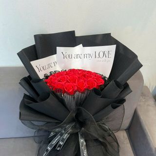 Bó Hoa Hồng Sáp Thơm Màu Đỏ 30 Bông Giá Rẻ Tại Hà Nội