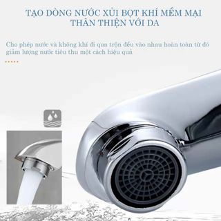 Vòi lavabo lạnh V230 bằng đồng mạ crom sáng bóng không bị hoen gỉ phù hợp lavabo âm bàn