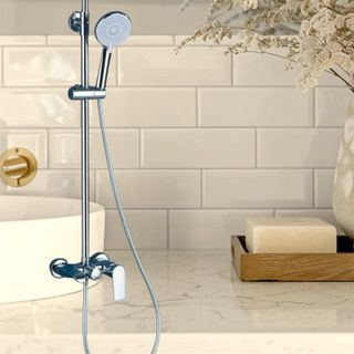Vòi Sen Tắm Đứng Nóng Lạnh Đồng Thau SC2201